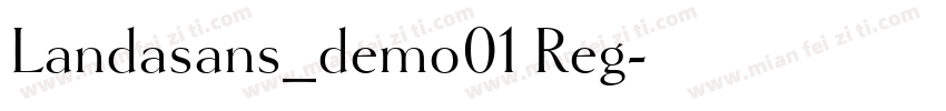 Landasans_demo01 Reg字体转换
